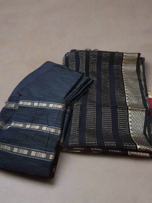 Premium Cotton Unstitched Suit Set with Kota Doria Dupatta - Image 2