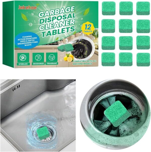 Garbage Disposal Cleaner Deodorizer Tablets (Pack of 12) - Image 2