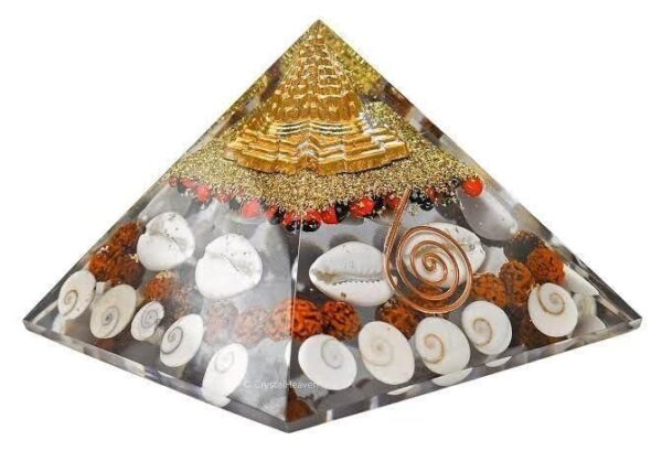 Crystal Wealth Gomati Chakra Shree Yantra Pyramid - Image 5