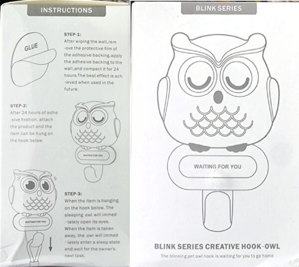 Creative Owl Magnetic Key Hook - Image 3