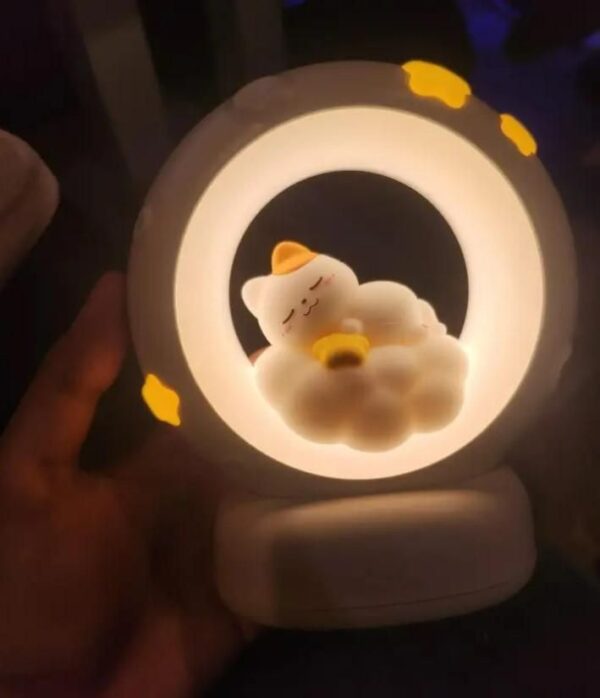 Sleeping Cat LED Night Light Lamp with Touch Control - Image 6