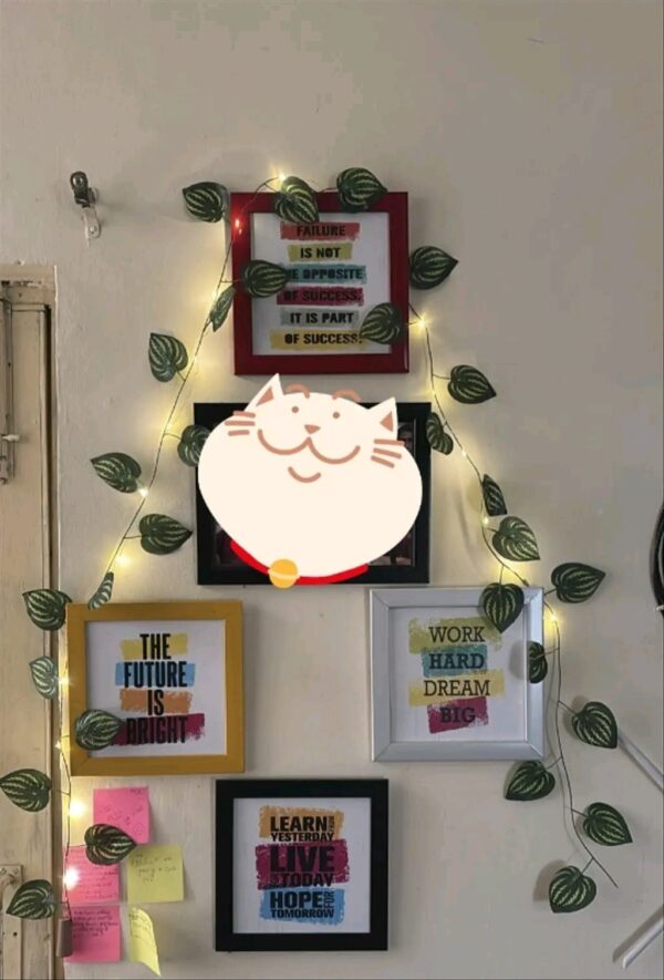7Feet Money Plant Home Décor String Lights | Battery Operated - Image 3